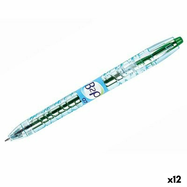 Gelio rašiklis Pilot B2P Žalia 0,4 mm (12 vnt.)