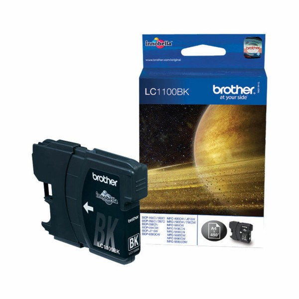 Original Ink Cartridge Brother LC-1100BK Black Ink Cartridge Black