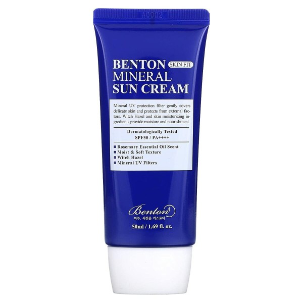Sauļošanās krēms sejai Benton Skin Fit Spf 50+ 50 ml