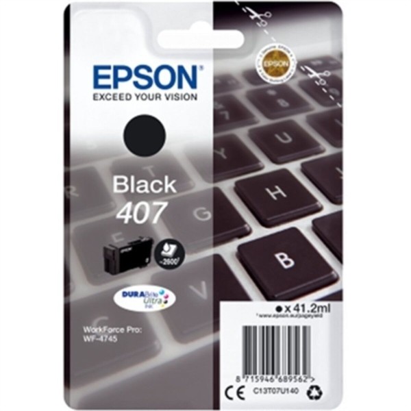 Originali rašalo kasetė Epson C13T07U140 Juoda Ciano