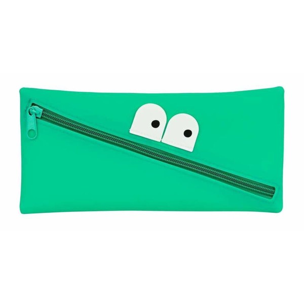 Holdall Safta Green 22 x 11 x 1 cm Face