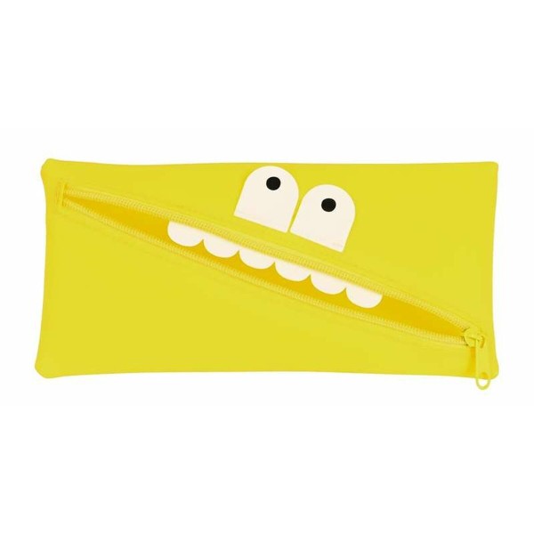 Holdall Safta Yellow 22 x 11 x 1 cm Face
