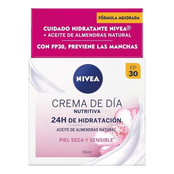 dieninis kremas Nivea CREMA DE DÍA NUTRITIVA Spf 30 50 ml