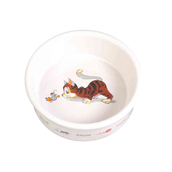 Kissan ruoka-annostelija Trixie Valkoinen