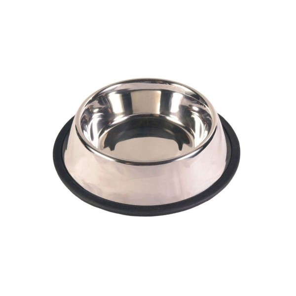 Pet feeding dish Trixie Stainless steel 2,7 L Silver