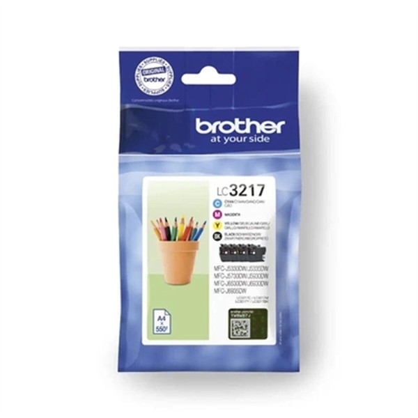 Original Ink Cartridge Brother LC3217VAL Multicolour
