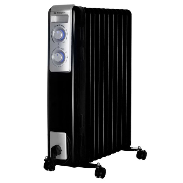 Oil-filled Radiator (11 chamber) Orbegozo 17446 2500 W Black