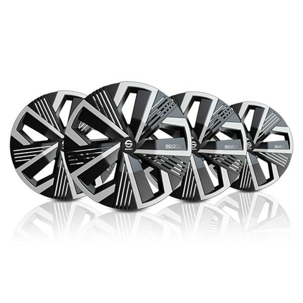 колпаки Goodyear Nagoya Чёрный/Серебристый 15" 4 штук