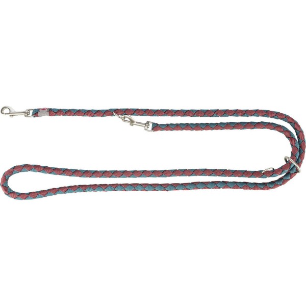 Adjustable dog leash Trixie Blue Red S/M 2 m