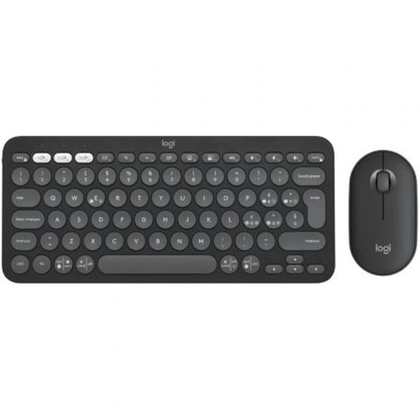Klaviatūra ir pelė Logitech 920-012227 Juoda