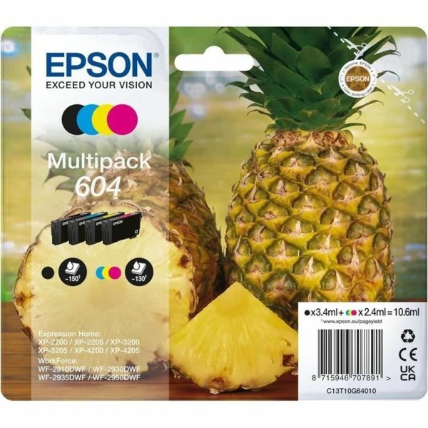 Картридж с оригинальными чернилами Epson 604