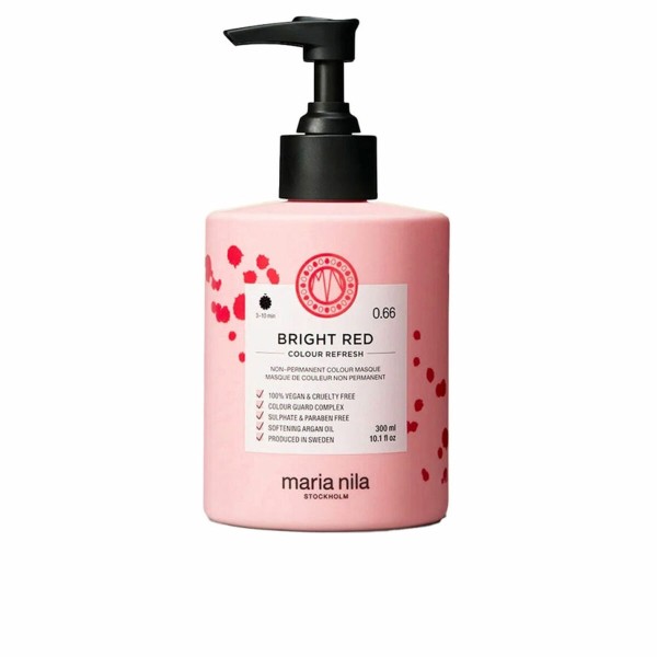 Pusiau permanentinis atspalvis Maria Nila COLOUR REFRESH Nº 0.66-Bright Red 300 ml