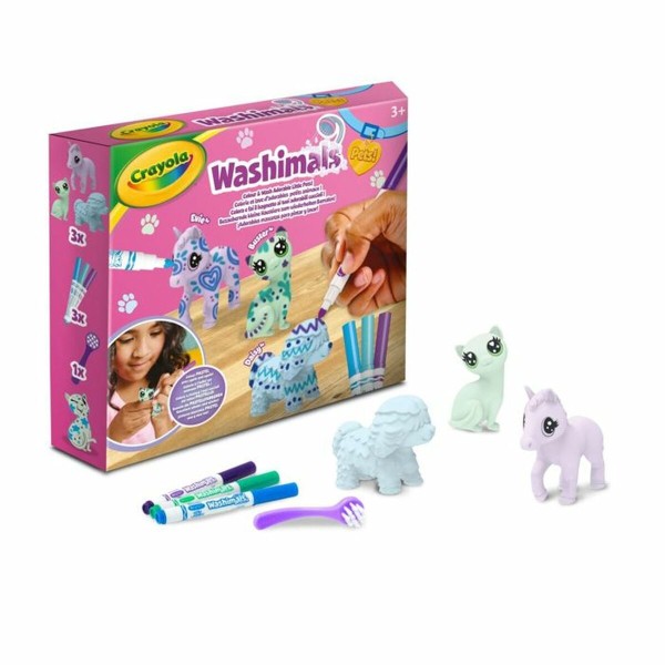 Набор для рисования Crayola Washimals (3 Предметы) (3 штук)