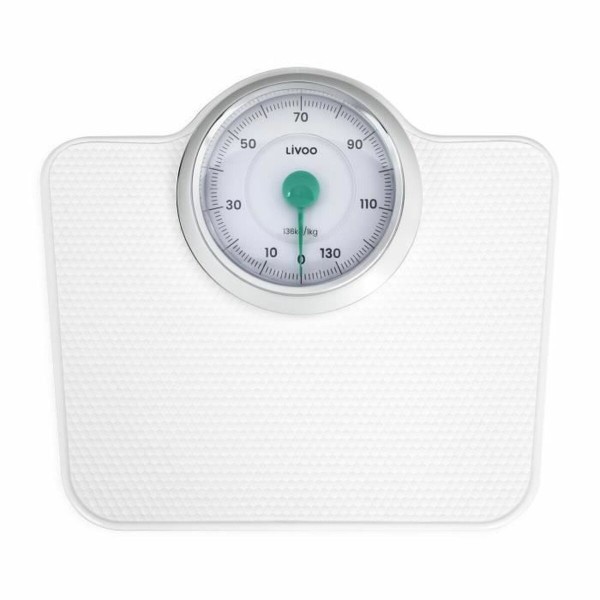 Digital Bathroom Scales Livoo DOM490 White Metal