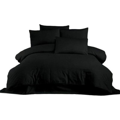 Duvet cover set Black Super...