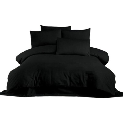 Duvet cover set Black Super...