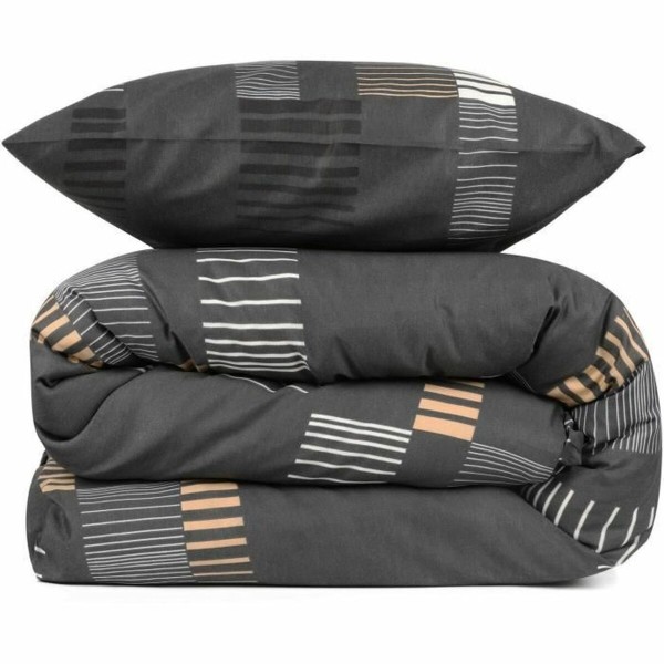 Duvet cover set Anthracite Super king 3 Pieces