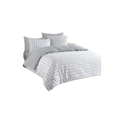 Duvet cover set Grey Super...
