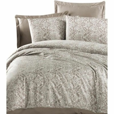 Duvet cover set Beige Super...