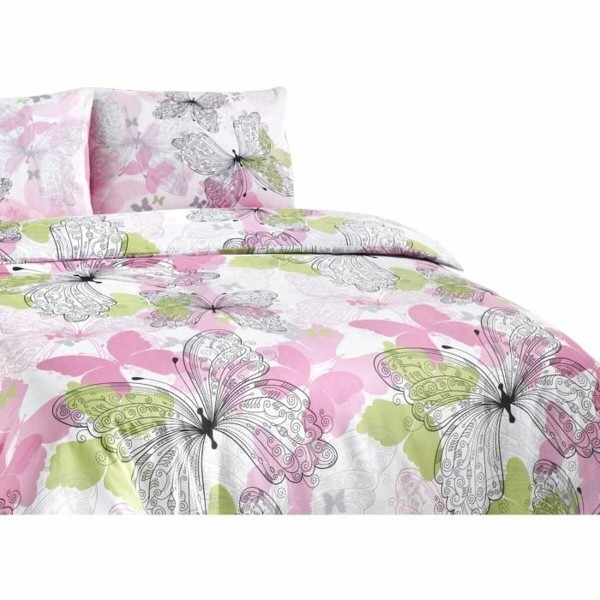 Duvet cover set Pink Super king 3 Pieces