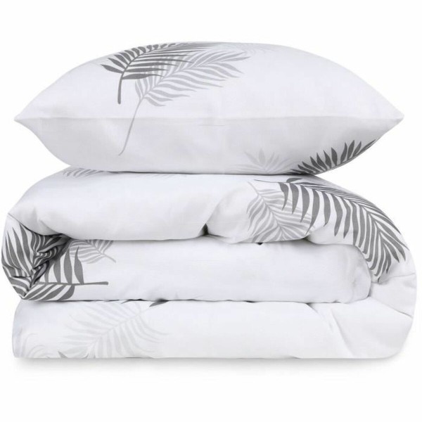 Duvet cover set Grey Super king 3 Pieces