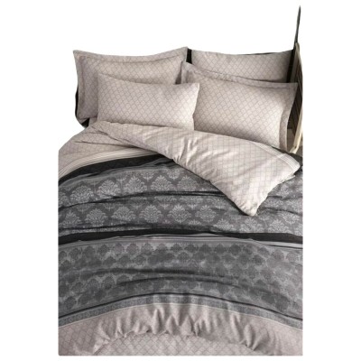 Duvet cover set Grey Super...