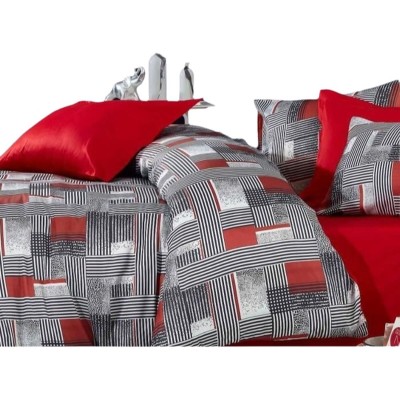Duvet cover set Grey Super...