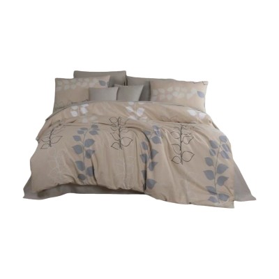 Duvet cover set Beige Super...