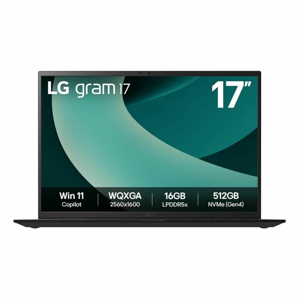Sülearvuti LG 17Z90T-G.AD88B 17" intel core ultra 7 32 GB RAM 1 TB SSD Hispaaniakeelne Qwerty