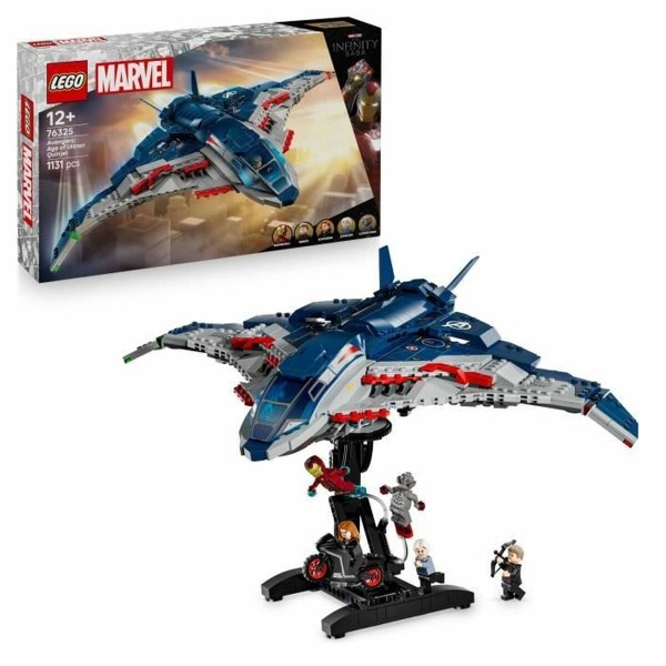 Statybos rinkinys Lego 76325 Age of Ultron Quinjet 1131 Dalys