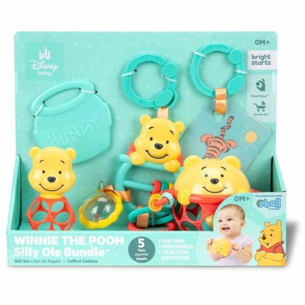 Žaislų rinkinys kūdikiams Disney BABY WINNIE Spalvotas 5 Dalys
