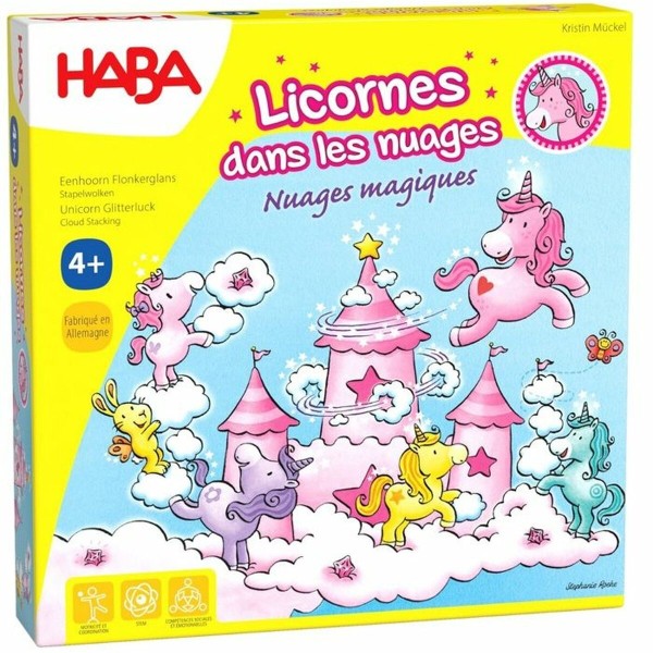 Lautapeli HABA Unicorn Glitterluck Cloud Stacking