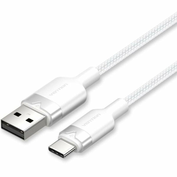 USB-C laidas Vention CTNWF 1 m Balta