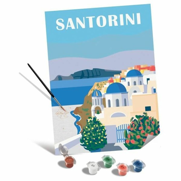 Набор «Раскраска по номерам» Ravensburger Santorini 30 x 40 cm