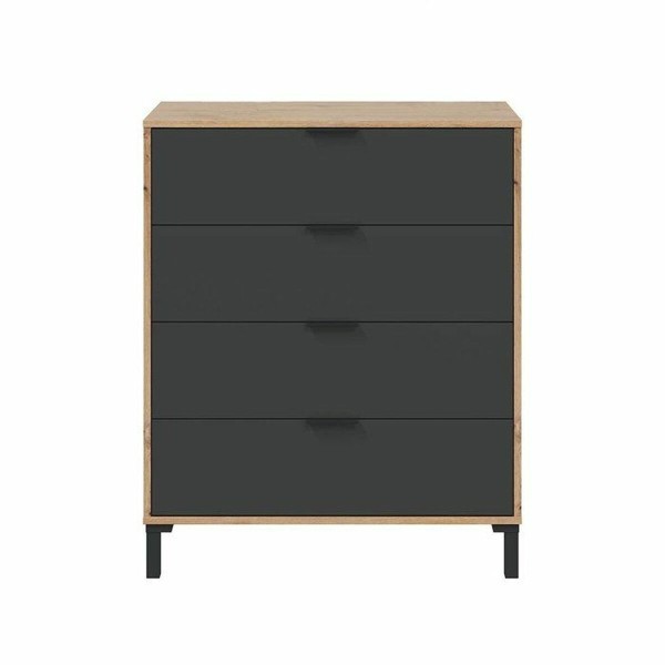 Chest of drawers Brown Black 77,5 x 40 x 93,5 cm