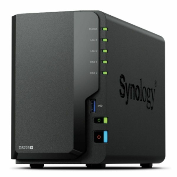 NAS Tīkla Suzrage Synology DS225+ Melns Intel Celeron J4125
