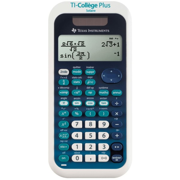 Mokslinis skaičiuotuvas Texas Instruments TI College Plus Mėlyna