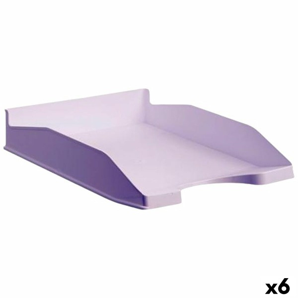Filing Tray Archivo 2000 ECOGREEN Light mauve A4 Sheet 34,5 x 25,5 x 6 cm (6 Units)