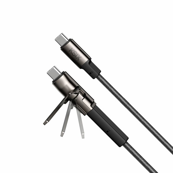 USB-Kaapeli KSIX Musta 1 m