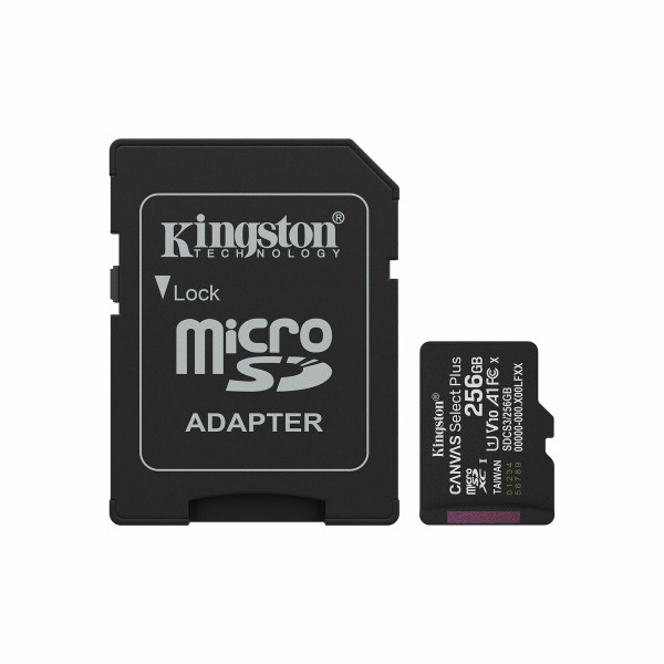 MicroSD Mälikaart koos Adapteriga Kingston SDCS3/256GB