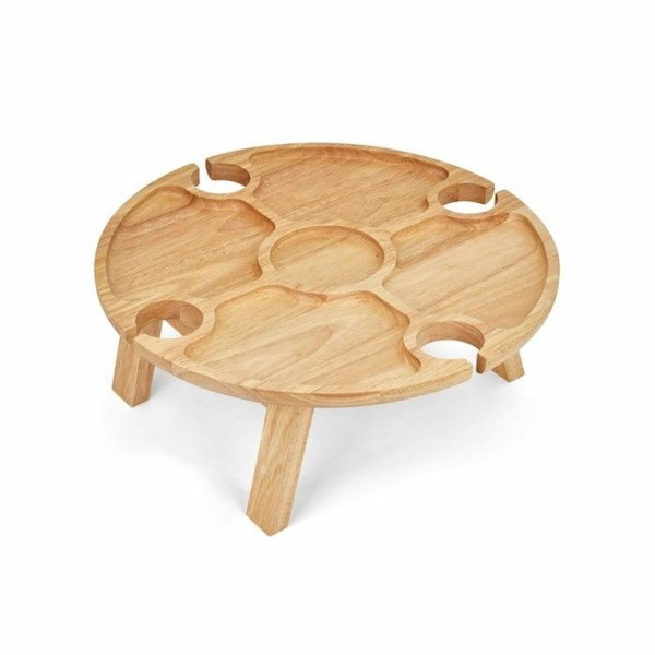 Välipalatarjotin Livoo MES150 Beige Pyöreä