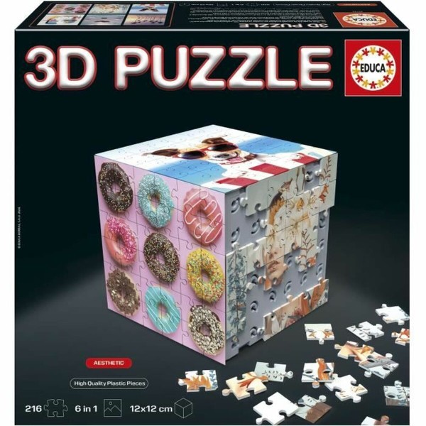 Puzzle Educa 20125 6 Pieces 36 Pieces 216 Pieces (6 Units)