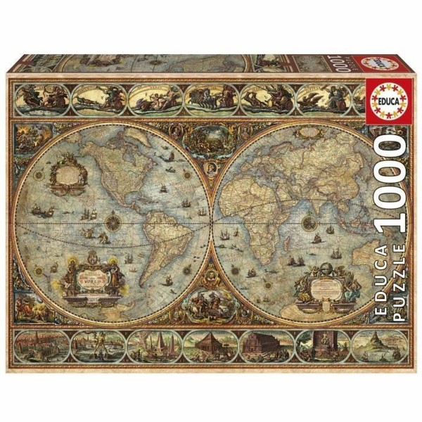Pusle Educa Orbis Terrarum 1000 Tükid, osad