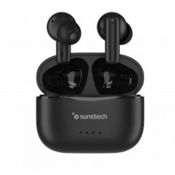 Bluetooth ausinės Sunstech WAVEPODSONEBK Juoda