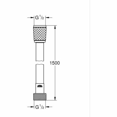 Душевая лейка Grohe Чёрный