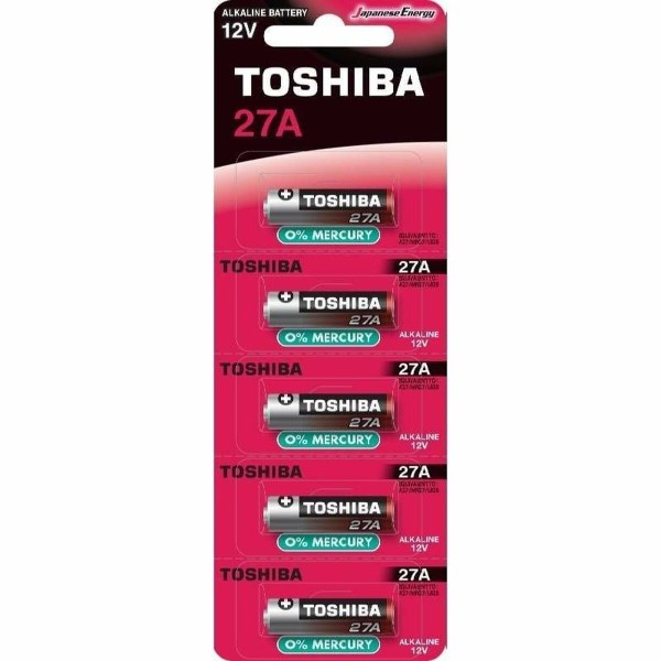 Аккумуляторные батарейки Toshiba 27A 12 V (5 штук)