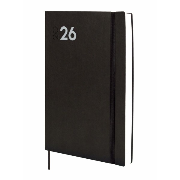 Diary Finocam Black 16,5 x 24 cm