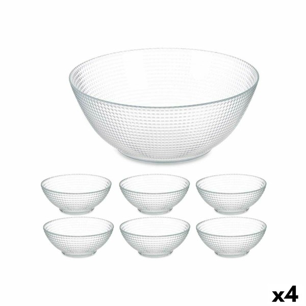 Set of bowls Pasabahce Generation Transparent Glass (4 Units)