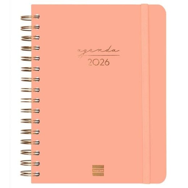 Diary Finocam Alma Coral A5 15,5 x 21,2 cm 2026