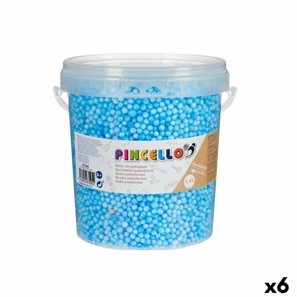 Materials for Handicrafts Pincello POLIESPAN-AZ 13,5 x 14 x 14 cm Balls 6 Units